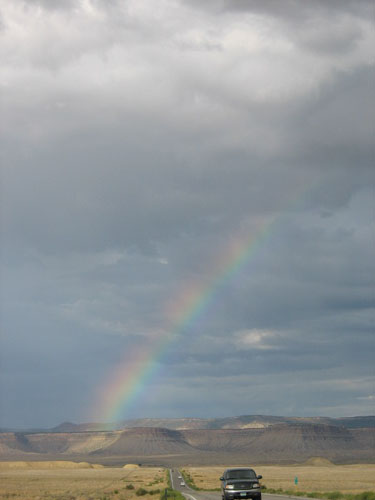Rainbow near Four Corners